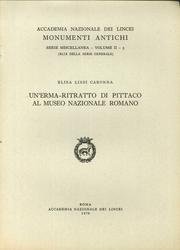 Un'Erma-Ritratto di Pittaco al Museo Nazionale Romano. - Lissi Caronna, E