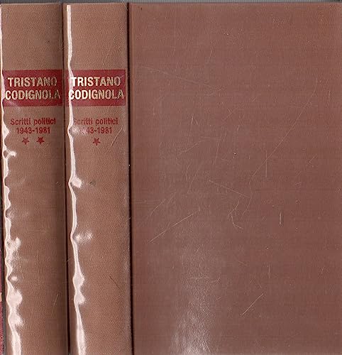 Beispielbild fr Scritti politici. vol.I: 1943-1957; vol.II: 1958-1981. zum Verkauf von FIRENZELIBRI SRL