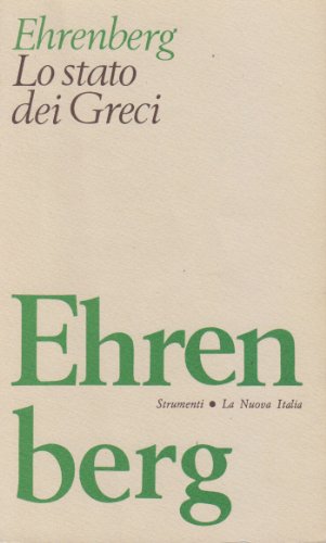 Lo stato dei Greci (rist. anast.) (9788822123411) by Ehrenberg, Victor