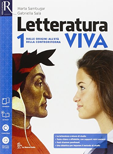 9788822187772: Letteratura viva. Openbook-studiare e scrivere con metodo. Per le Scuole superiori. Con e-book. Con espansione online. Dalle origini all'et della controriforma (Vol. 1)