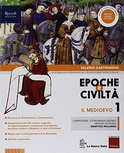 9788822194411: Epoche e civiltà. Con Quaderno e Atlante storico. Per la Scuola media. Con ebook. Con espansione online (Vol. 1)