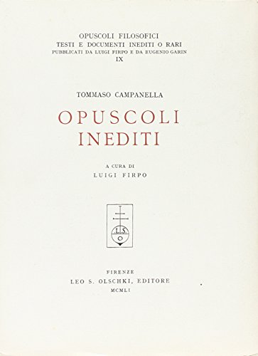 9788822215451: Opuscoli inediti (Opuscoli filosofici)