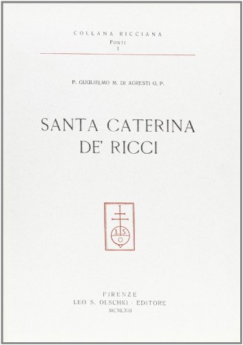 Beispielbild fr Santa Caterina de' Ricci. Testimonianze sull'et giovanile. zum Verkauf von FIRENZELIBRI SRL