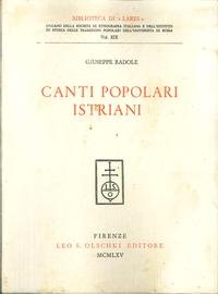 Stock image for Canti popolari istriani. for sale by FIRENZELIBRI SRL
