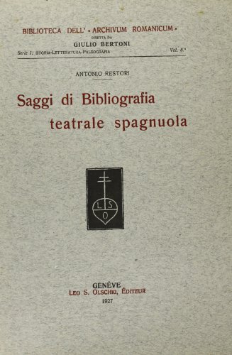 Beispielbild fr Saggi di bibliografia teatrale spagnuola. zum Verkauf von FIRENZELIBRI SRL