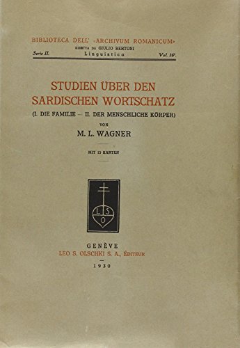 9788822221346: Studien ber den Sardischen Wortschatz (Biblioteca dell'Archivum romanicum)