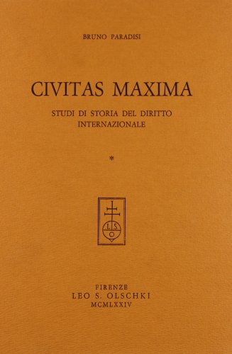 Imagen de archivo de Civitas Maxima. Studi di storia del diritto internazionale. a la venta por FIRENZELIBRI SRL