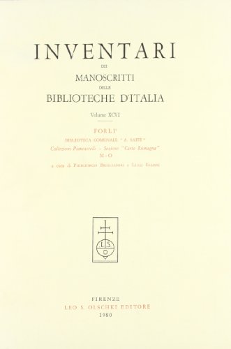 9788822229052: Inventari dei manoscritti delle biblioteche d'italia. vol. 96