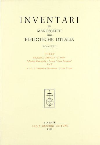 9788822229328: INVENTARI DEI MANOSCRITTI DELLE BIBLIOTECHE D'ITALIA. VOL. 97