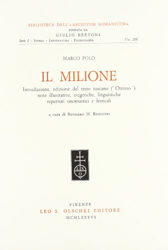 IL MILIONE (9788822234650) by Polo Marco