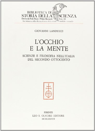 L'OCCHIO E LA MENTE (9788822235091) by Giovanni-landucci