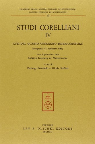 9788822238207: Studi corelliani. Atti del 4 Congresso internazionale (Fusignano, 4-7 settembre 1986)