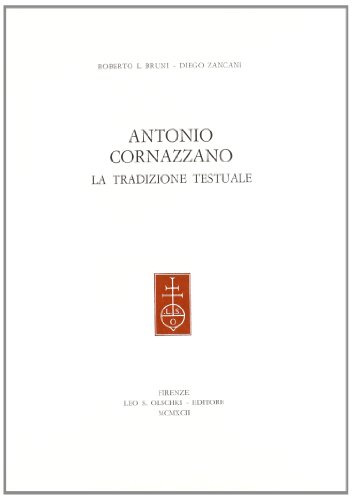 9788822239716: Antonio Cornazzano. La tradizione testuale