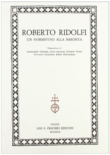 9788822239723: ROBERTO RIDOLFI