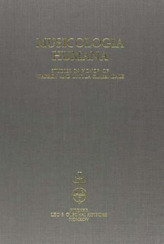 Beispielbild fr Musicologia Humana: Studies in Honor of Warren and Ursula Kirkendale ( Historiae musicae cultores bibliotheca) zum Verkauf von Solr Books