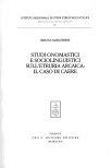 9788822245106: Studi onomastici e sociologici sull'Etruria arcaica: il caso di Caere (Ist. naz. studi etruschi. Biblioteca)