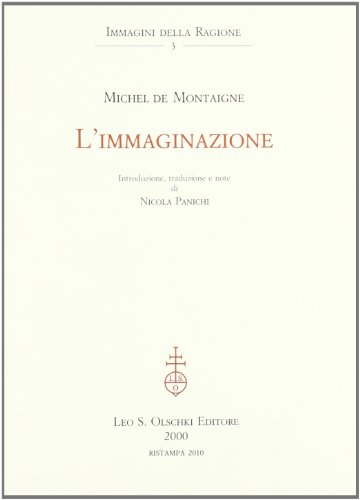 L'IMMAGINAZIONE (9788822248923) by MONTAIGNE MICHEL DE