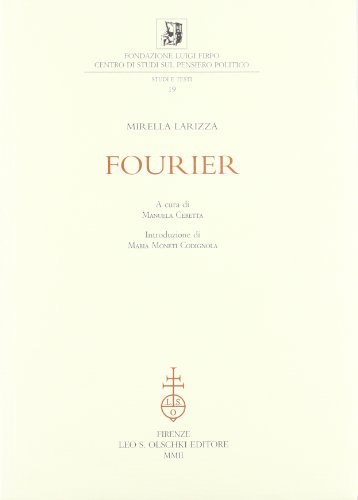 9788822251145: Fourier (Fondazione Firpo. Studi e testi)