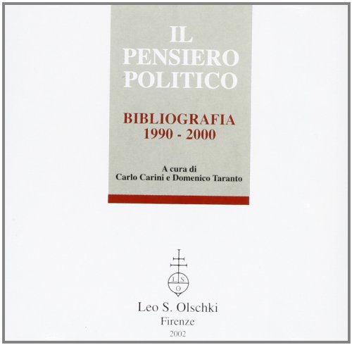 9788822251633: Il pensiero politico. Bibliografia 1990-2000. CD-ROM
