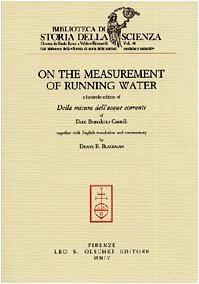 9788822253354: On the measurement of running water-Della misura delle acque correnti