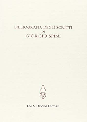 9788822256485: Bibliografia degli scritti di Giorgio Spini