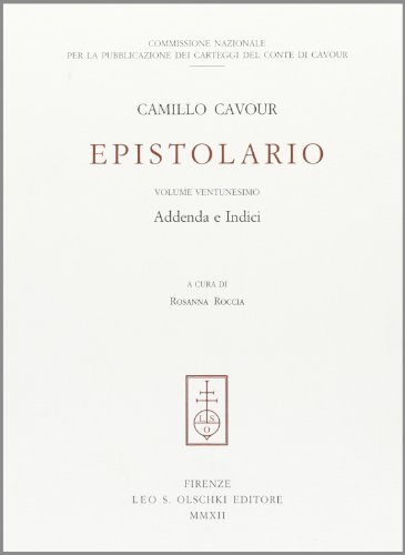 9788822261519: Epistolario. Addenda e indici generali (Vol. 21)