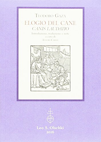 Imagen de archivo de Elogio del Cane. Canis Laudatio a la venta por libreriauniversitaria.it