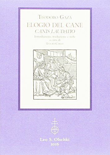 Stock image for Elogio del Cane. Canis Laudatio for sale by libreriauniversitaria.it