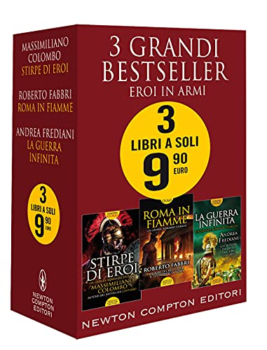 Stock image for 3 grandi bestseller. Eroi in armi: Stirpe di eroi-Roma in fiamme-La guerra infinita for sale by libreriauniversitaria.it