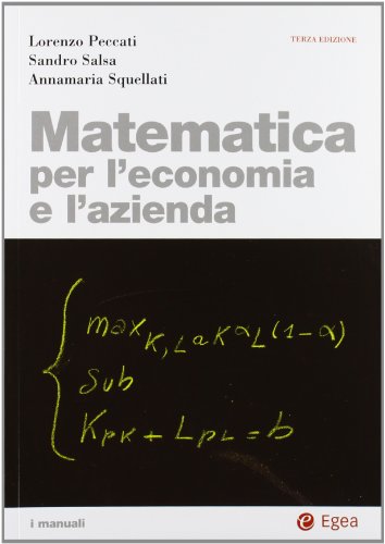 Matematica Per L'economia e L'azienda