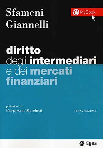 9788823822580: Diritto degli intermediari e dei mercati finanziari