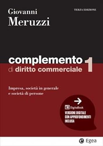 Beispielbild fr COMPLEMENTO DI DIRITTO COMMERC.1 -3ED (Italian) zum Verkauf von Brook Bookstore