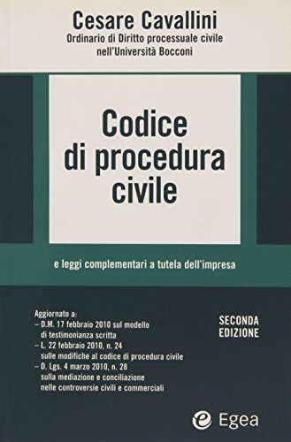 9788823835153: Codice di procedura civile e leggi complementari alla tutela dell'impresa. Con CD-ROM (Codici)