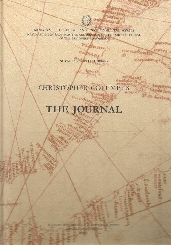 Beispielbild fr The Journal: Account of the First Voyage and Discovery of the Indies (Nuova Raccolta Colombiana, English ed,. volume I). In 2 Parts. zum Verkauf von Powell's Bookstores Chicago, ABAA