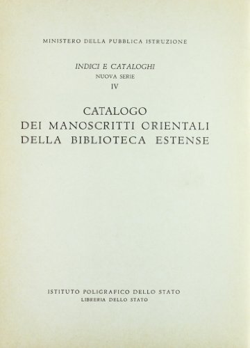 9788824030830: Catalogo dei manoscritti orientali della Biblioteca nazionale di Torino (Vol. 1) (Indici e catal. delle bibliot. italiane)