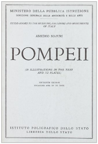 Beispielbild fr Pompei. guida. testo inglese Maiuri, Amedeo zum Verkauf von LIVREAUTRESORSAS