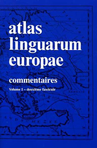 9788824035378: Atlas linguarum Europae. (ALE). Vol.I: Commentaires, deuxime fascicule: Cartes