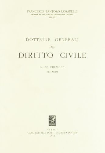 9788824306508: Dottrine generali del diritto civile