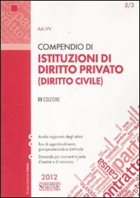 Beispielbild fr Compendio di istituzioni di diritto privato (diritto civile) zum Verkauf von medimops