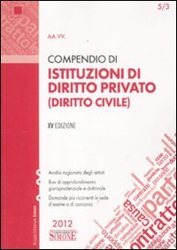 Imagen de archivo de Compendio di istituzioni di diritto privato (diritto civile) a la venta por medimops