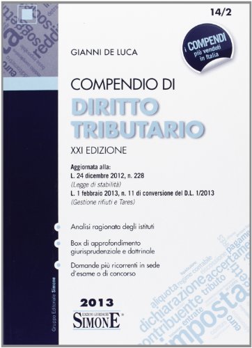 9788824438018: Compendio di diritto tributario