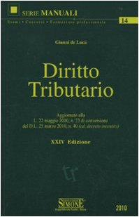 9788824454124: Diritto tributario (Manuali Simone. Esami, concorsi, formazione professionale)