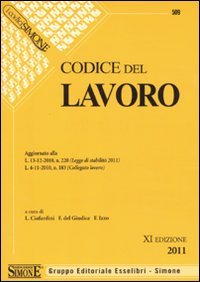 9788824456593: Codice del lavoro (I Codici Simone)