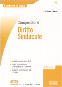 Beispielbild fr COMPENDIO DI DIRITTO SINDACALE zum Verkauf von Librightbooks