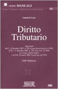 9788824461405: Diritto tributario