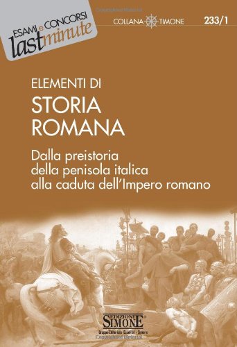 9788824464031: Elementi di storia romana