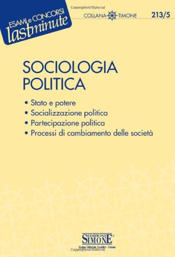 Sociologia politica (9788824466202) by Unknown Author