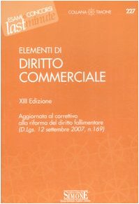 Beispielbild fr Elementi di diritto commerciale zum Verkauf von medimops