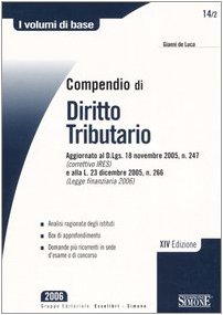 Beispielbild fr COMPENDIO DI DIRITTO TRIBUTARIO zum Verkauf von Librightbooks