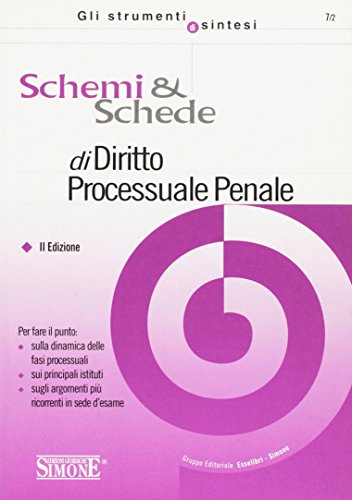 Beispielbild fr Schemi & schede di diritto processuale penale zum Verkauf von medimops